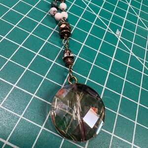 ✨ Faceted Crystal Pendant Necklace ✨